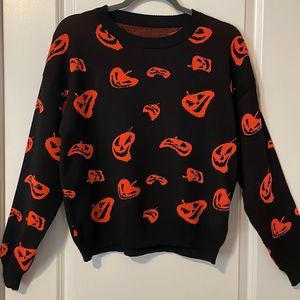 Pumpkin Halloween Cozy Sweater
